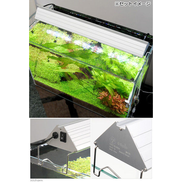 Aqullo（アクロ） TRIANGLE LED GROW 600 3000lm Series 60cm水槽用照明 274001 1個（直送品）