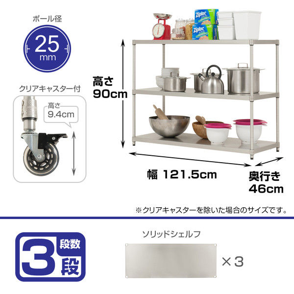 ルミナス ポール径25mm セット品 プレミアムライン ソリッド