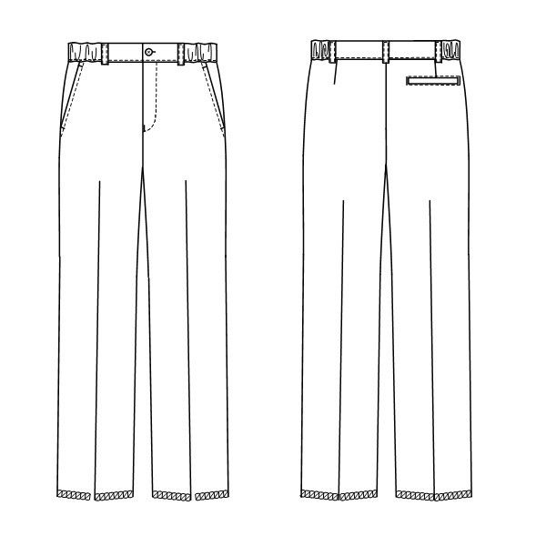 男子パンツ[ナガイレーベン製品] ML-1133｜THS-白衣通販・販売