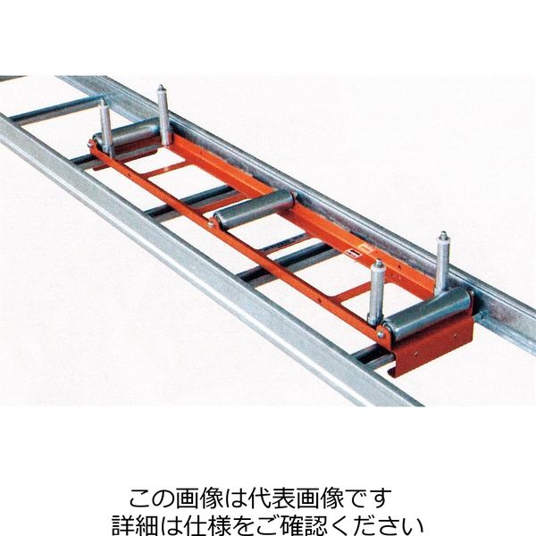 エスコ ラック用ローラー(110mm以下用) EA631ED-18 1個（直送品）