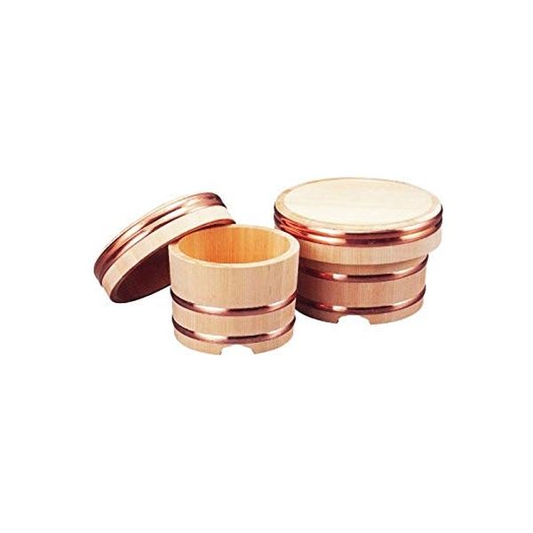 小柳産業 国産 江戸びつ(木曽さわら材) 直径15cm(約2合) 60018 国産 江戸びつ【木曽さわら材】Φ15（約2合） 60018 1個 小柳