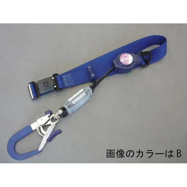 ポリマーギヤ 胴ベルト型ランヤード巻取り式自動切替式LPNDHJーN52A 