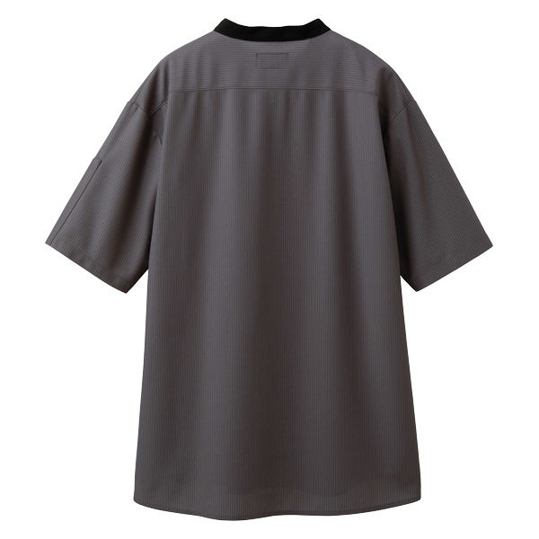 SELERY 半袖ニットシャツ【ユニセックス】 L グレー 63609-L 1枚（直送