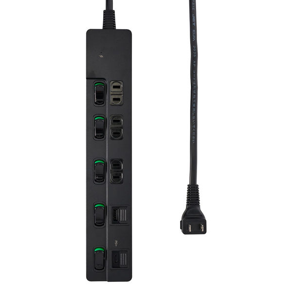 朝日電器 延長コード 耐雷 LEDランプスイッチ付 3個口/1m PD20W