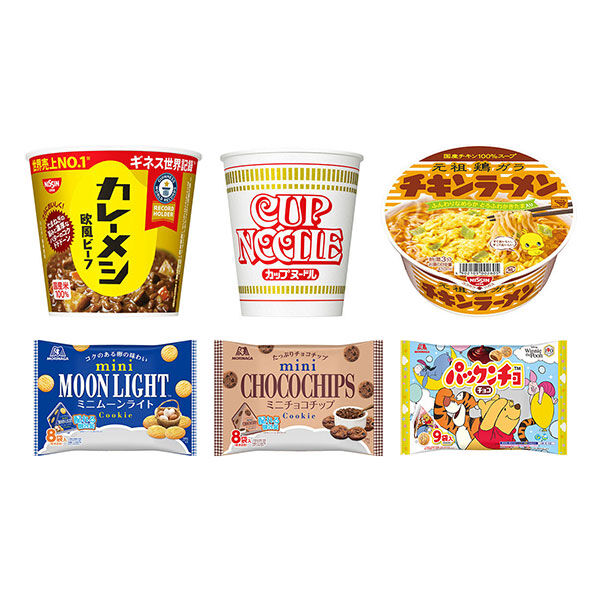 食事・お菓子 詰合せ 職場応援セット［カップ麺・ごはん・大袋お菓子