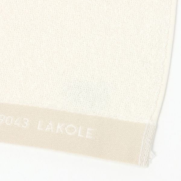やわらかフェイスタオル2 アイボリー LAKOLE/ラコレ - アスクル