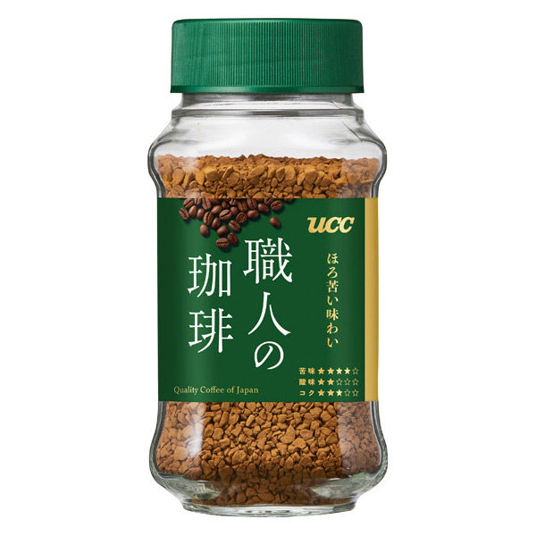 インスタントコーヒー）UCC 職人の珈琲 ほろ苦い味わい 瓶 1セット