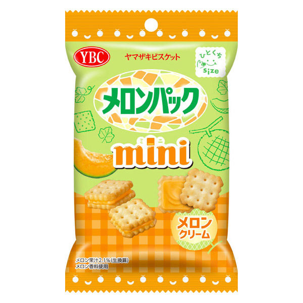 メロンパックミニ 1セット（1個×4） 食べきり ヤマザキビスケット