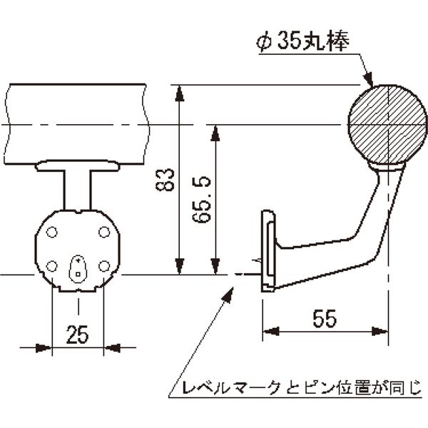 OMSORG(オムソリ) オムソリPRO手すりUB35シリーズ 手すり