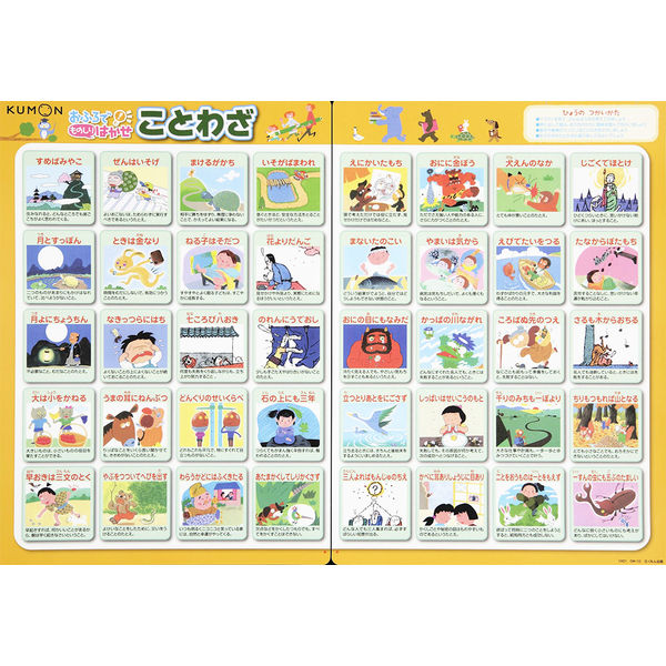 くもん出版 おふろでものしりはかせ 四字熟語+ことわざ OM-10 1セット