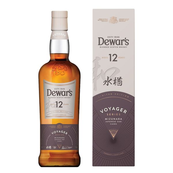旧デュワーズ12年 スコッチウイスキー 700ml ×2本 日本限定発売）デュワーズ12年 ミズナラ 700ml 1セット（2本