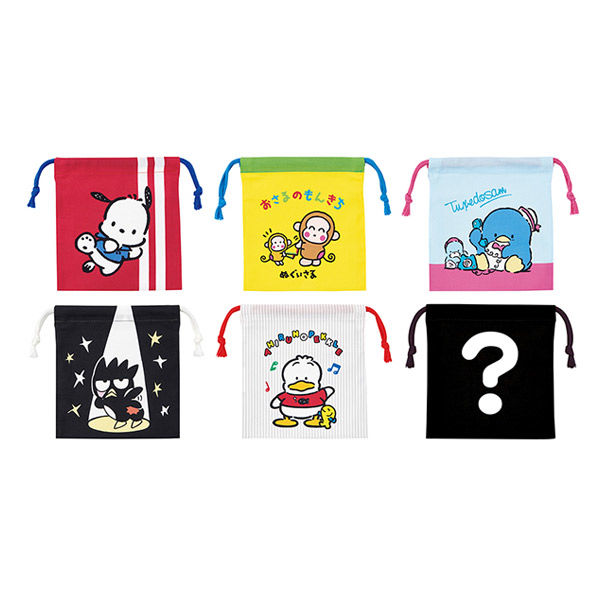 スケーター KBB21B 巾着 M 6枚セット 【サンリオキャラクターズ E