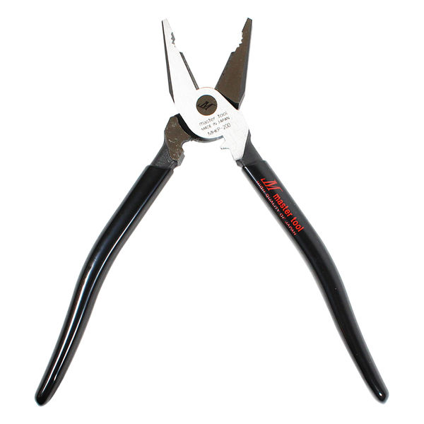 マスターツール 偏心電工ペンチ200 MHKP200 1個（直送品） - アスクル