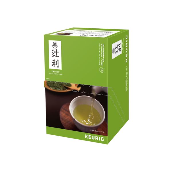 キューリグ専用カプセル】辻利 宇治抹茶入り煎茶 1箱（12個入） - アスクル