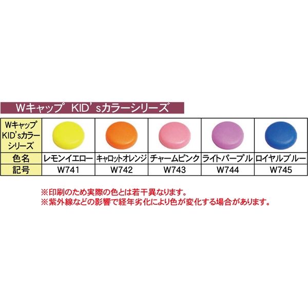 ダンドリビス DANDORI VIS Wキャップ KID'sカラーシリーズ W743