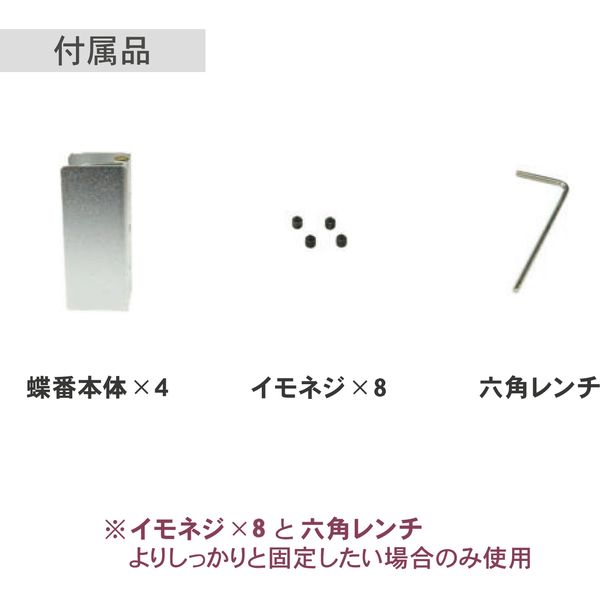 ダンドリビス DANDORI VIS アクリル蝶番 3mm用 ブリスター 1 ダンドリビス DANDORI VIS アクリル蝶番 3mm用 ブリスター 1