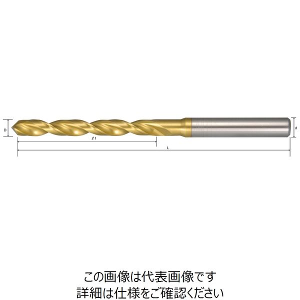 丸一切削工具 THECUT エンドミルシャンクドリル(TiNコーティング) NC 