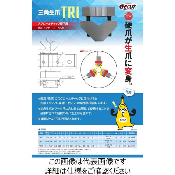 丸一切削工具 THECUT 三角生爪 NO,3 8ー12インチ用 (1セット 丸一切削工具 THECUT 三角生爪 NO,3 8ー12インチ用 (1セット