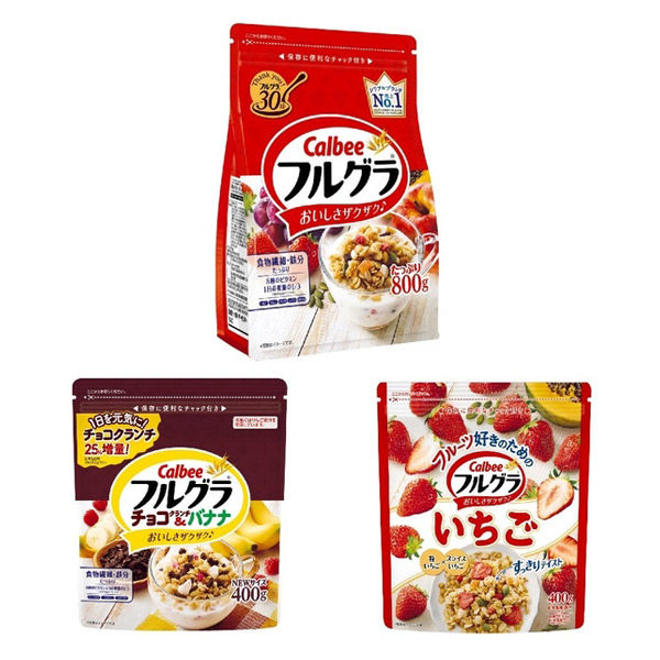 フルグラアソートセットいちご 2箱 カルビー シリアル