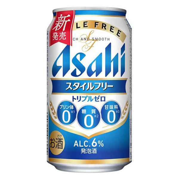 ビール類 発泡酒 アサヒ スタイルフリー トリプルゼロ プリン体ゼロ 糖