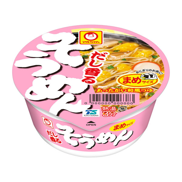 だし香るまめそうめん35g 3個 カップ 東洋水産 ミニ - アスクル
