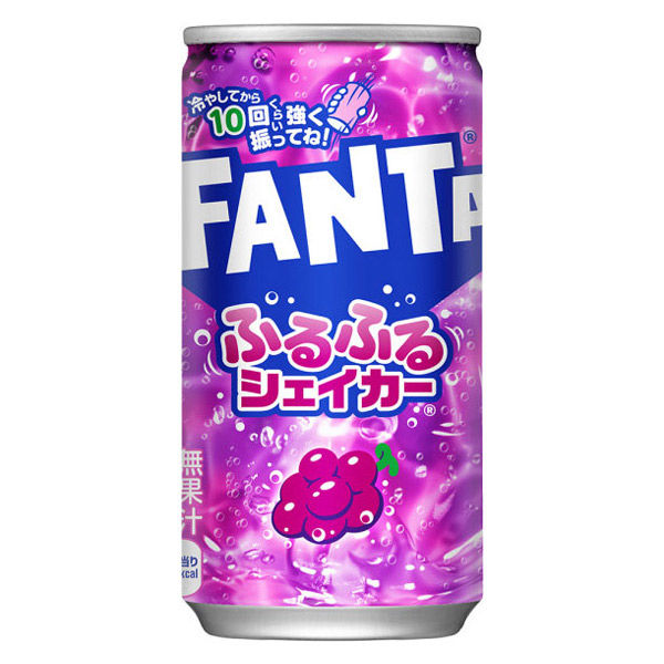 コカ・コーラ ファンタふるふるシェイカーグレープ 180ml 1箱（24缶入 