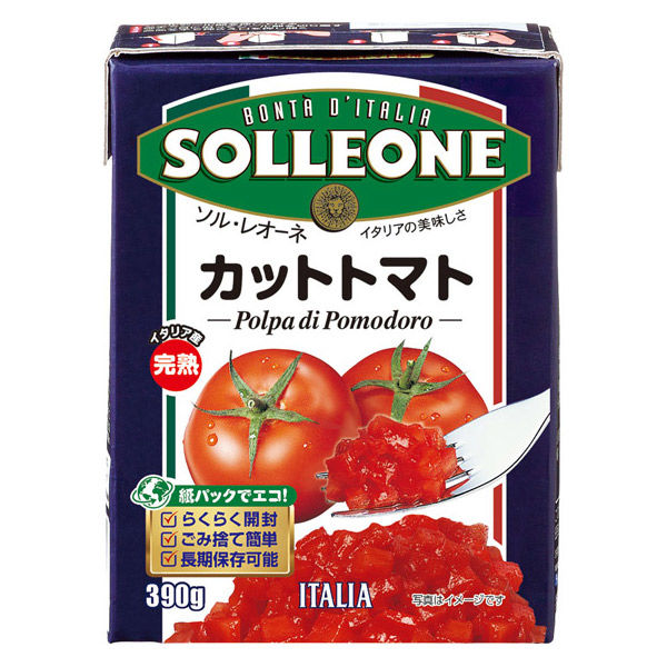ソル・レオーネ ダイストマト（カットトマト） 紙パック 1セット（1