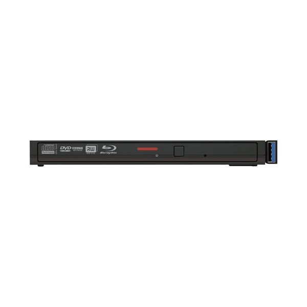 ポータブルBDドライブ バッファロー USB3.2（Gen1）対応 書込ソフト添付 BRXL-PTV6U3-BKB 1台