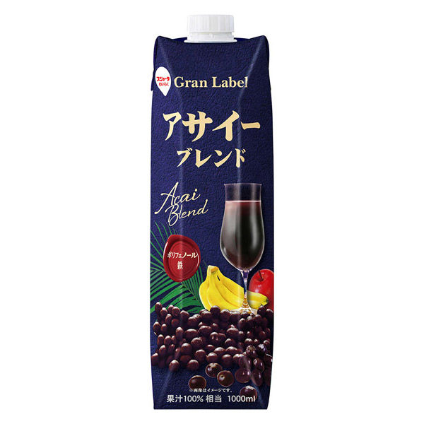 スジャータ GranLabel アサイーブレンド100％ 1000ml 1箱（6本入
