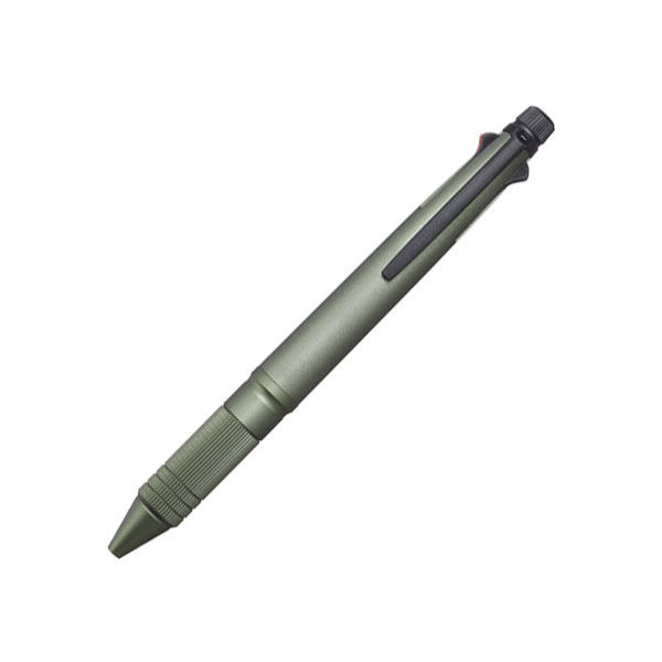 ジェットストリーム4＆1メタル 多機能ペン 0.5mm ダークグリーン 4色+シャープ MSXE5200A5.7 三菱鉛筆uni 3本 - アスクル