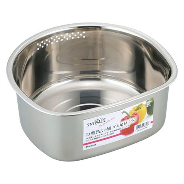 和平フレイズ ＳＵＩグート Ｄ型洗い桶ゴム足付（小） SUI-6048 1個（直送品） - アスクル