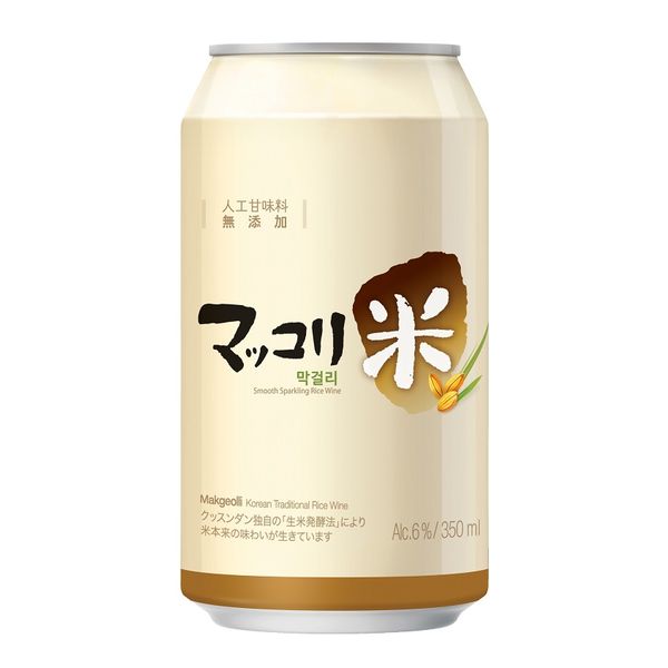 麹醇堂 乱雑 米マッコリ 350ml /米マッコリ(350ml×1本・缶) リキュール(発酵酒) マッコリ缶 お酒 まろやかな味 米酒 発酵酒 伝統酒 韓国酒 韓国お酒 韓国食品＼お米、麹と酵母だけで作られた麹醇堂米マッコリ／