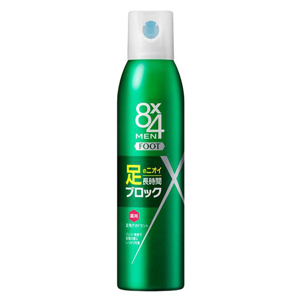 2L×4本 スプレータイプ2本+ムースタイプ2本 クリア色【オーダーメイド品】Ⓐ 8×4MEN（エイトフォーメン）フットスプレー 135g 1セット（1箱×48