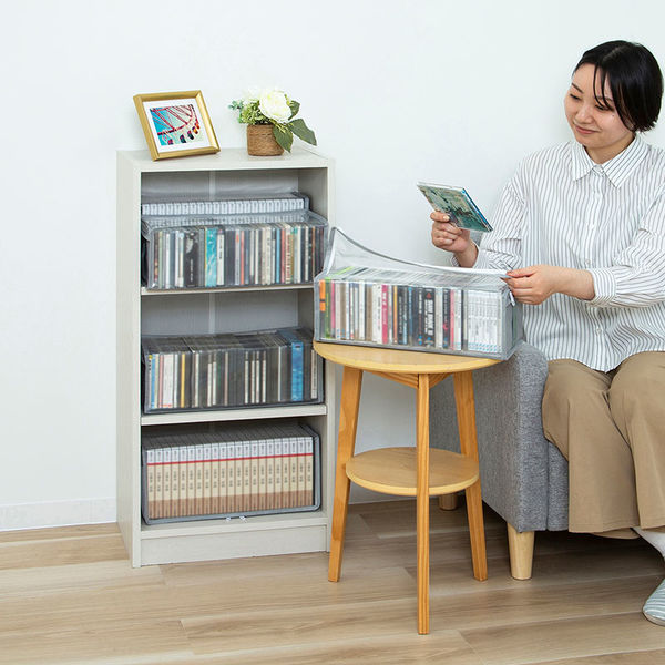 アストロ 文庫本/CD 収納ケース 5枚組 167-50 1セット(1セット(5枚)×10