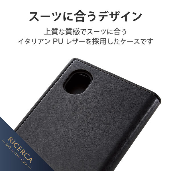 Galaxy A22 5G ケース レザー 手帳 フラップ カードポケット付