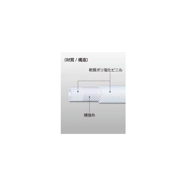 八興 プレッシャーホースEーTBー6 (6×11)19M E-TB-6-19M 1本（直送品