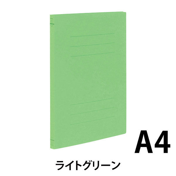 【新品】（まとめ） ナカバヤシ フラットファイルJ A4S グリーン【×50セット】