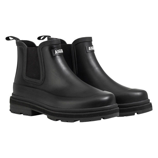 【AIGLE】26.5㎝エーグル ラバーレインブーツ ブラック43 ar1766 AIGLE(エーグル) メンズ ソフトレイン2 ラバーブーツ 043(26.5cm