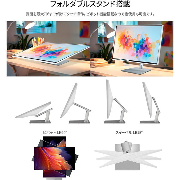 JAPANNEXT 27インチ ワイド 4K液晶ディスプレイ JN-IPST27U-FLDC6 1台