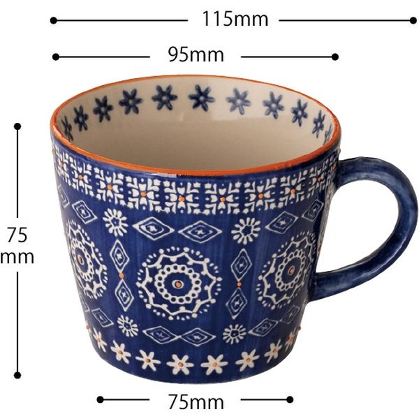 ヘッズ ハンドメイドアートマグカップ-6 8個(4個×2) HNP-MUG6（直送品