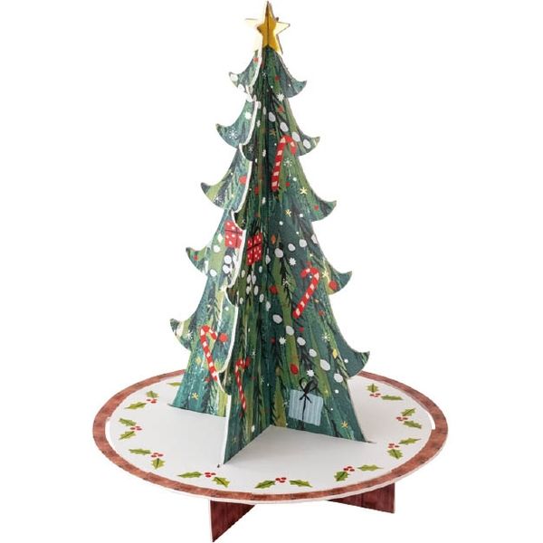 ヘッズ クリスマスツリー型組み立てディスプレイトレイ-1 12個(4個×3