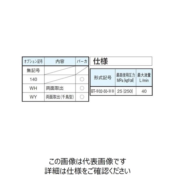 ダイキン工業（DAIKIN） マニホールドブロック BT-402-50-140 1個（直送品）