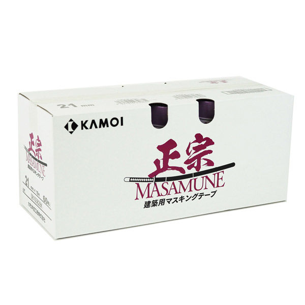 マスキングテープ正宗21㎜3箱新品 塗装道具 副資材 専門店 道具や
