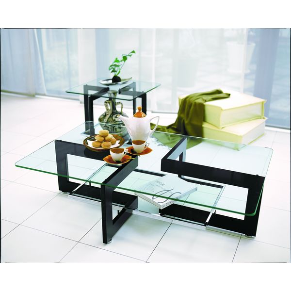 アルテジャパン YG-17 ガラステーブル センターテーブル IDC大塚家具