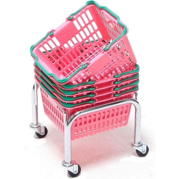 大和産業 ショッピングバスケットミニピンク(5個入)SLー1ー6L