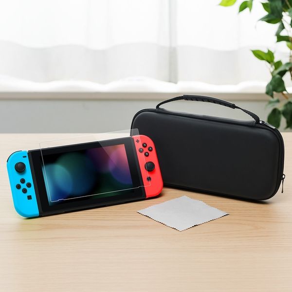 サンワダイレクト Nintendo Switch専用セミハードケース 200-NSW001BK 1個（直送品） アスクル