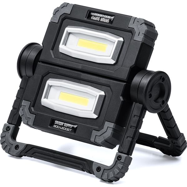 サンワダイレクト LED投光器（作業灯・充電式・屋外・アウトドア