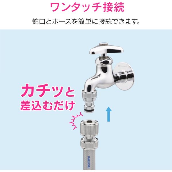 カクダイ ガオナ ネジ口金とホーセンドのセット 大きめの蛇口用 カクダイ ガオナ ネジ口金とホーセンドのセット 大きめの蛇口用