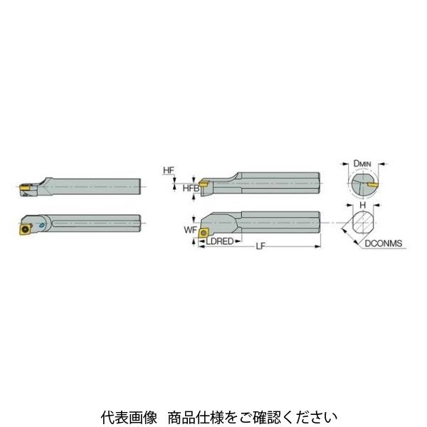 イスカル 内径ホルダー S12MSCLCLー06(3600841 S12MSCLCL-06 1本（直送品） - アスクル