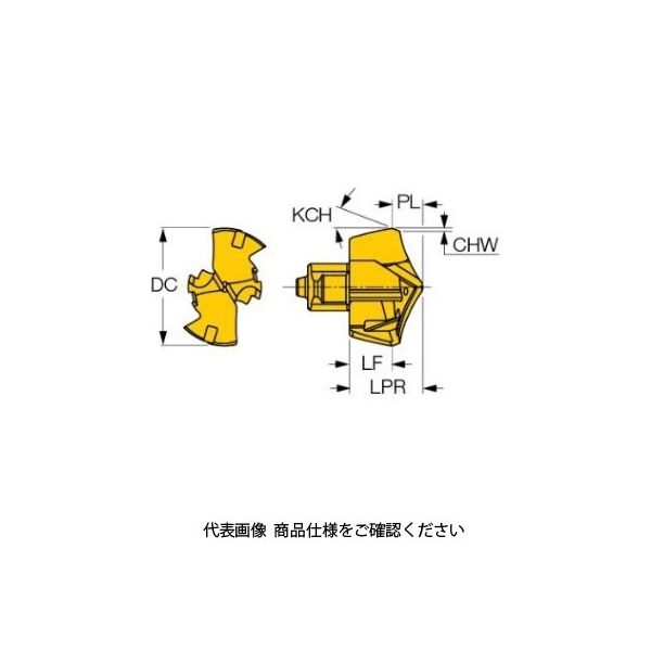 イスカル TAチップ HCP064ーIQIC908 1セット(2個)（直送品） - アスクル